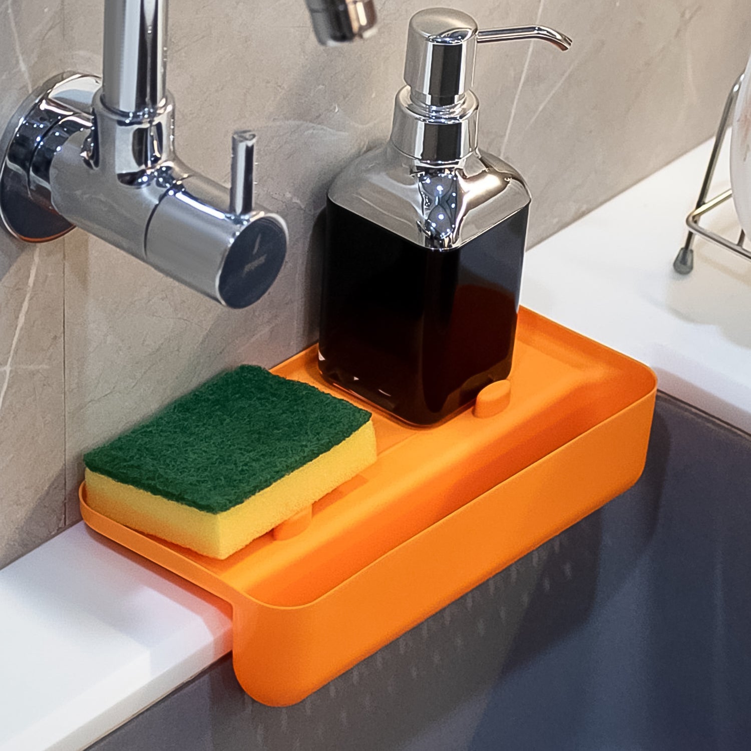 MULTI FUNCTIONAL DRAINER SHELF SINK STORAGE HOLDER Sink Colander Strainer Basket (1 Pc) MULTI FUNCTIONAL DRAINER SHELF SINK STORAGE HOLDER Sink Colander Strainer Basket (1 Pc)